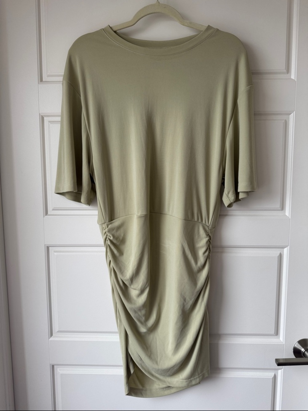 H&M Light Olive Crew Neck Tee